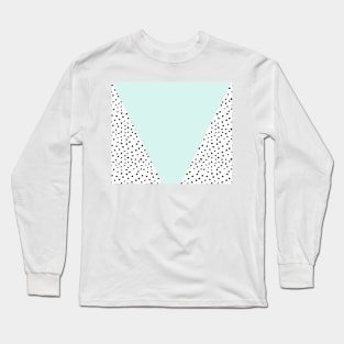 Serene Scandinavian geometric mint Long Sleeve T-Shirt